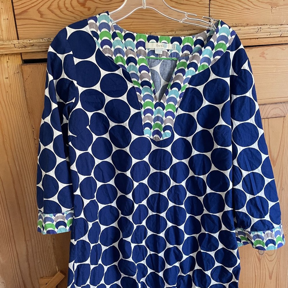 Boden Mod Polka Dot Tunic